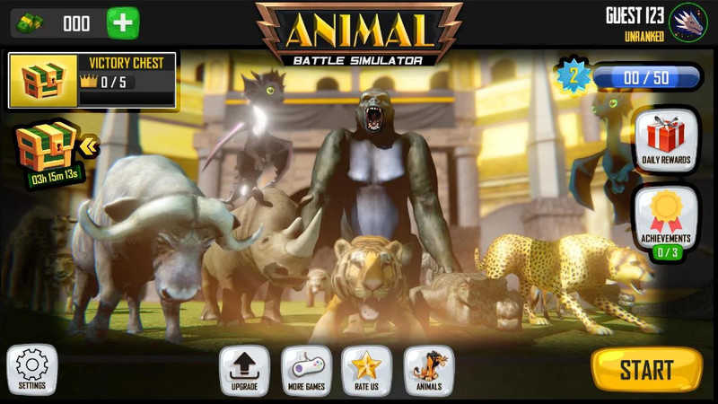 动物战斗模拟器