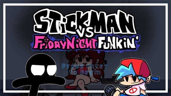 周五夜放克火柴人小黑模组(Stickman Vs Friday Night Funkin)