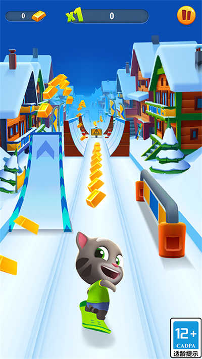 汤姆猫跑酷冰雪破解版