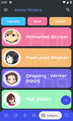 Anime Stickers最新版