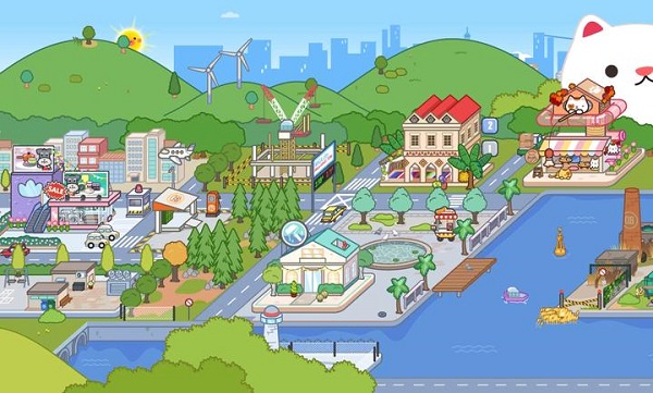米加小镇花朵自建房版