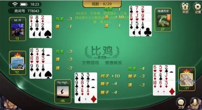 9张牌比鸡手机版