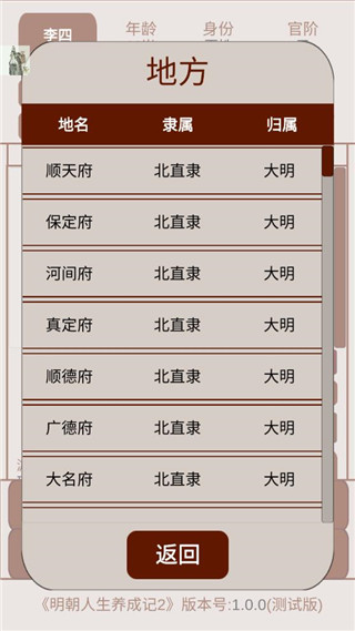 明朝人生养成记2无限金币版