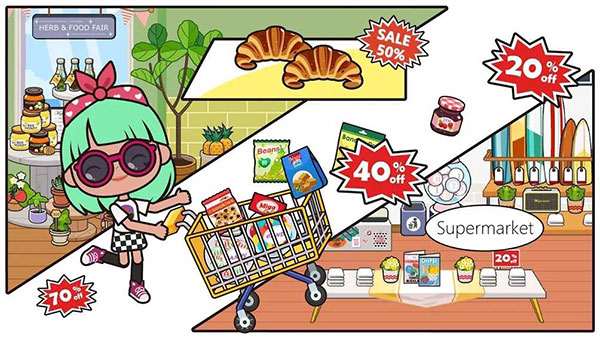米加小镇商店免费版全部解锁版