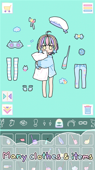 缤纷女孩换装游戏