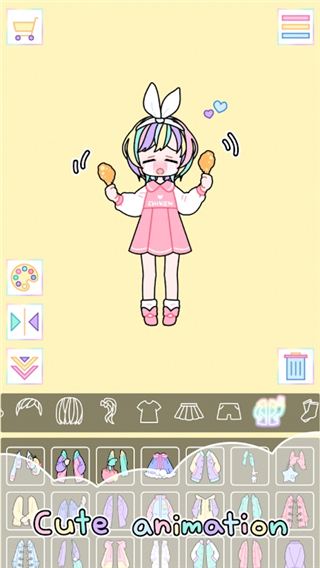 缤纷女孩换装游戏