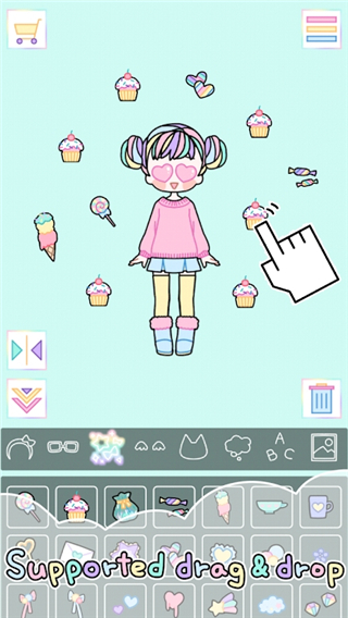 缤纷女孩换装游戏