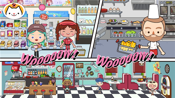 MigaTownMyWorld国际版无广告