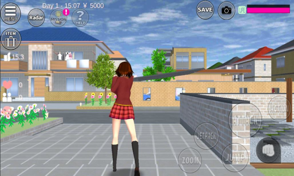 樱花校园模拟器无广告衣服全解锁最新版