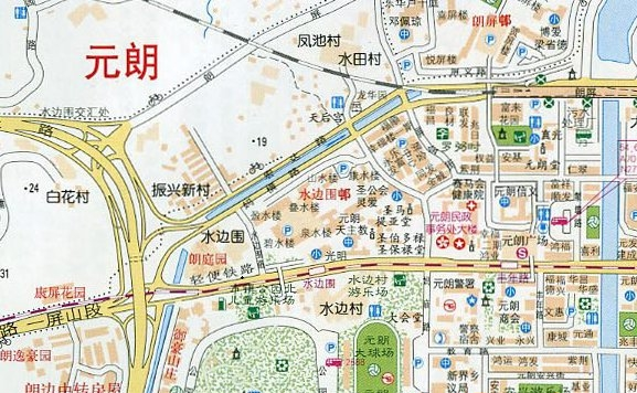 新界元朗地图