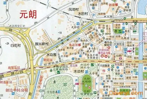 新界元朗地图