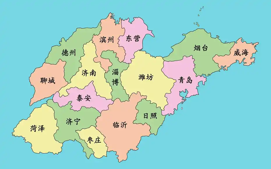山东地图全图