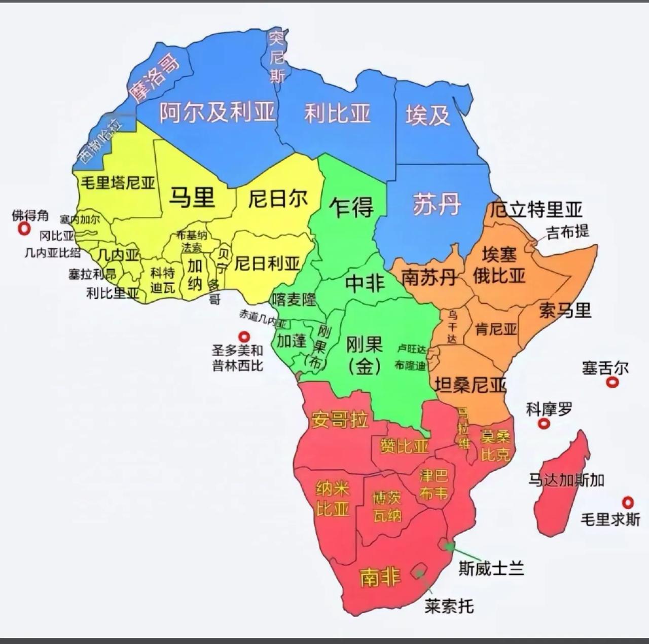 非洲地图