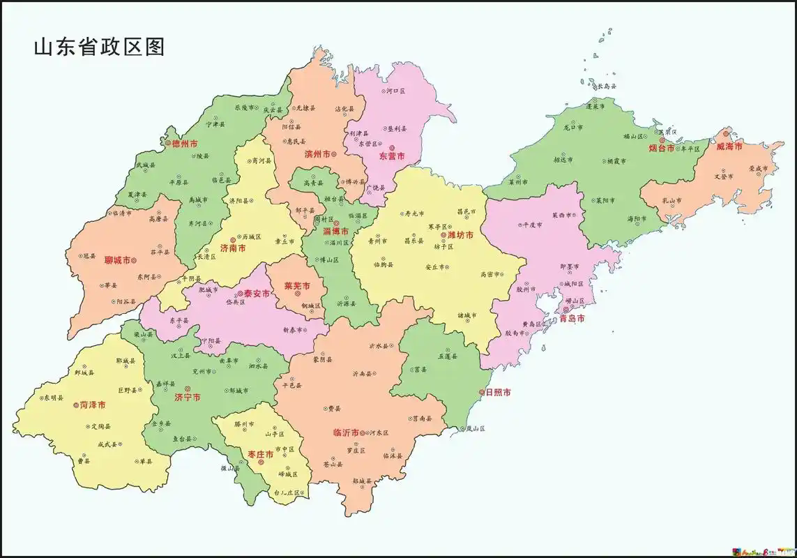 山东地图全图高清版