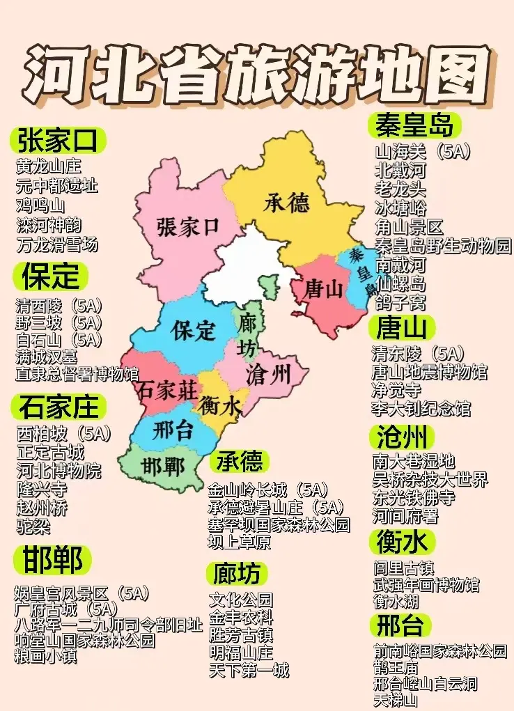 河北省地图全图