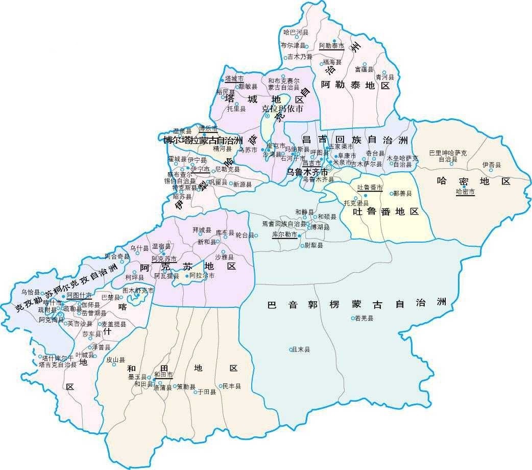 新疆地图