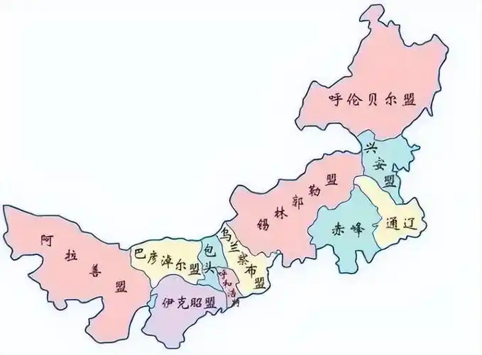 内蒙古地图