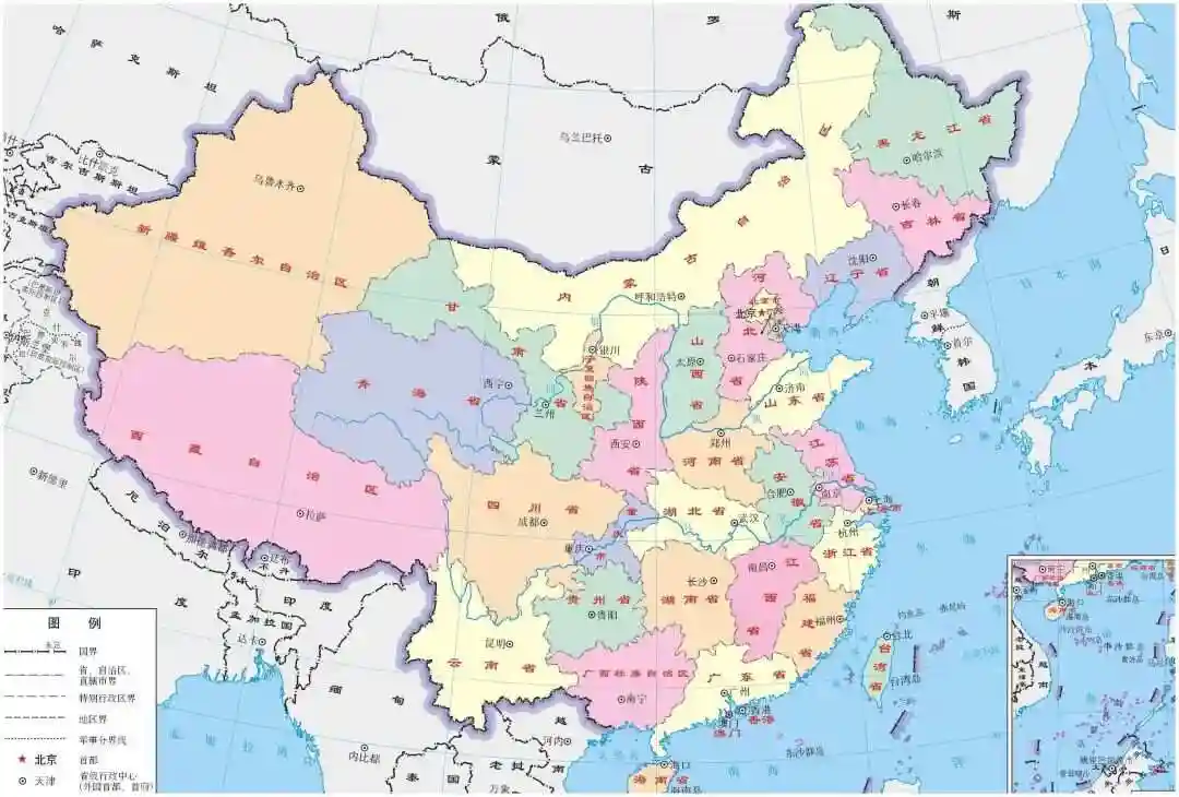 省份地图