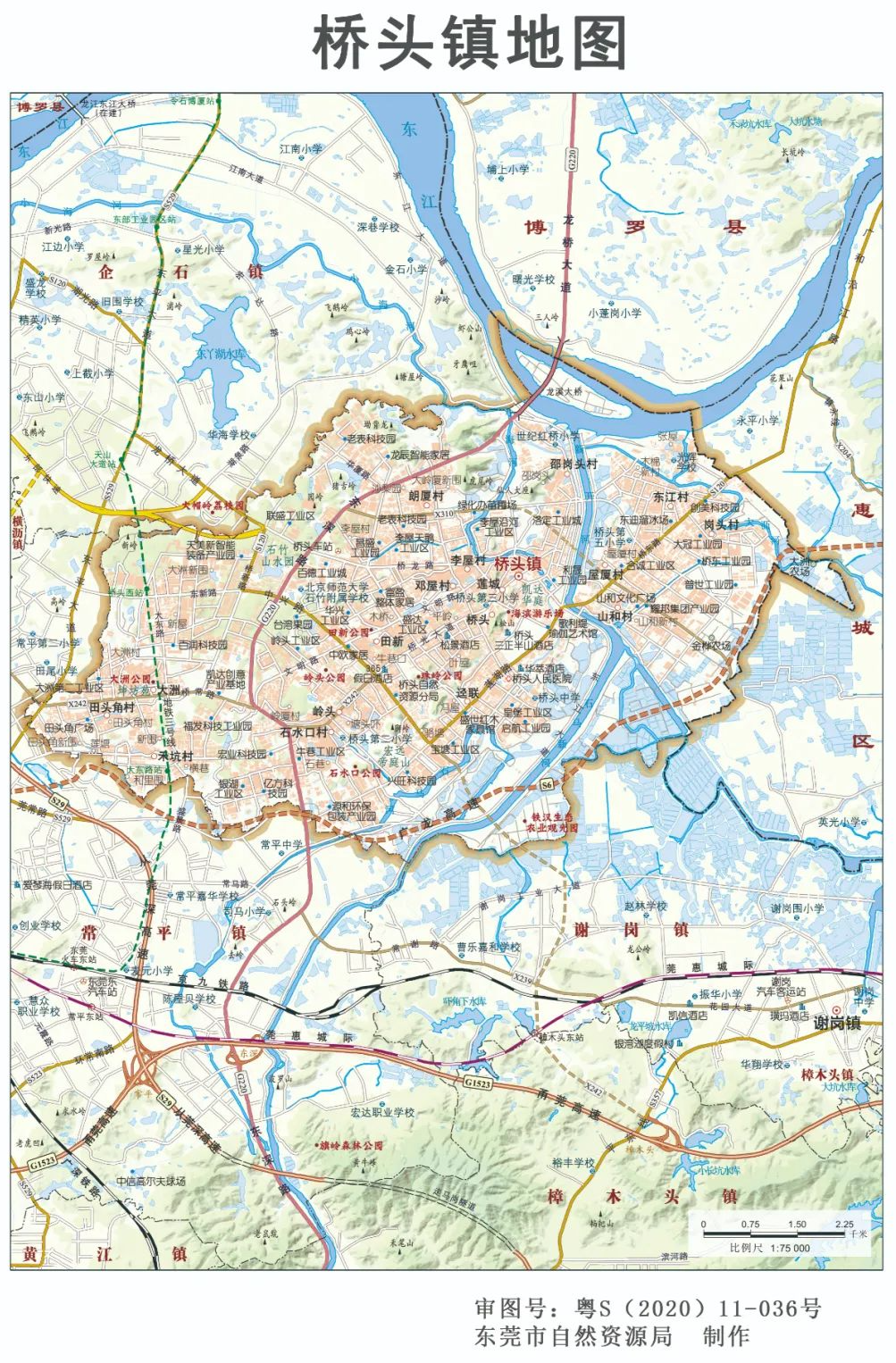 东莞地图