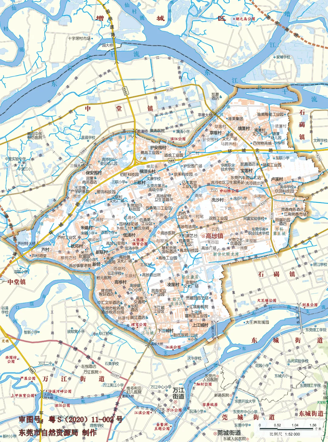 东莞地图