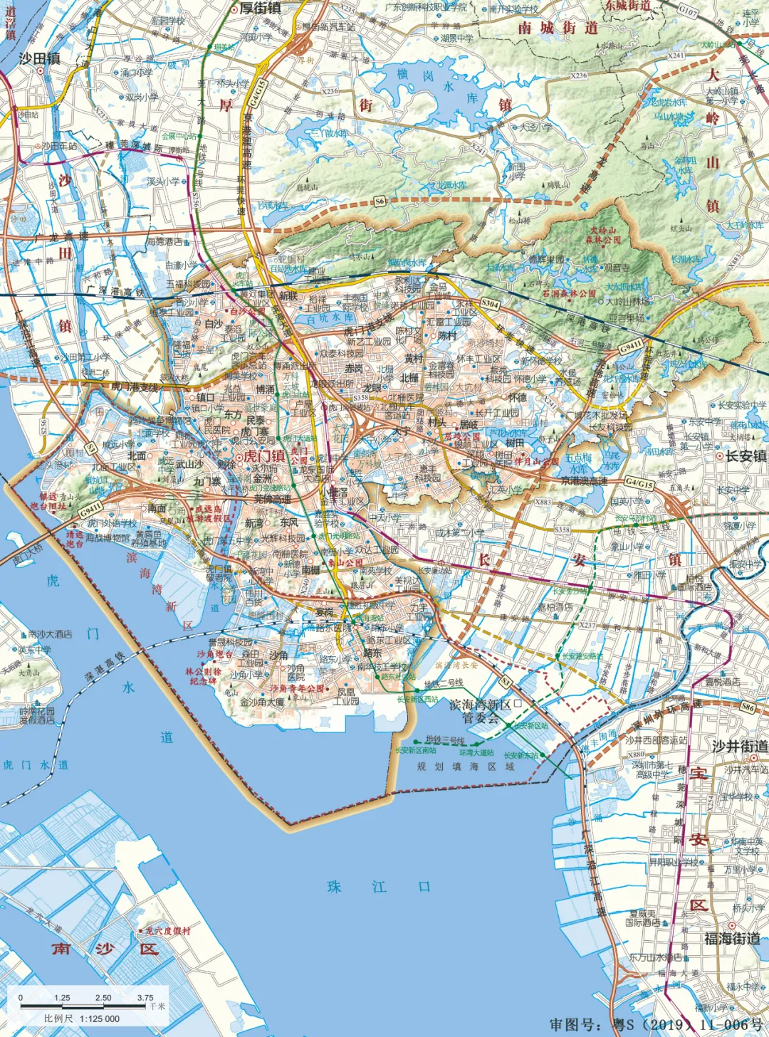 东莞地图