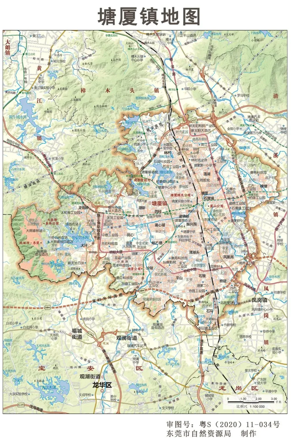 东莞地图