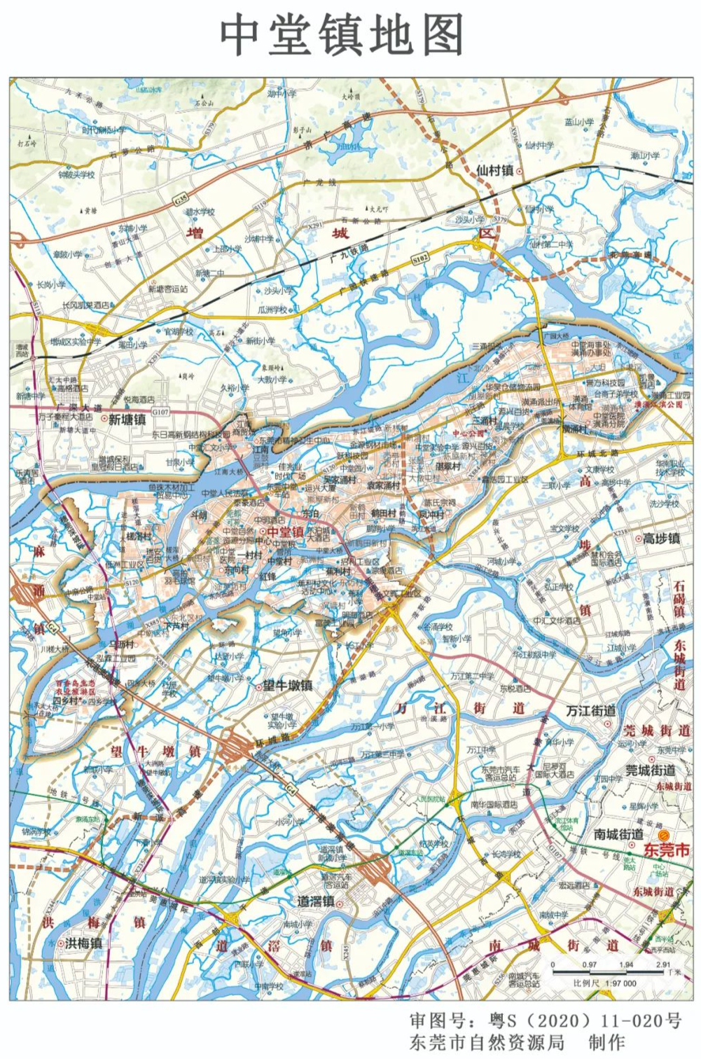 东莞地图