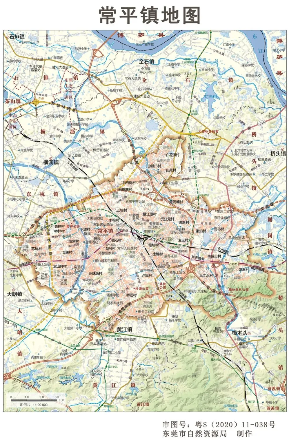 东莞地图