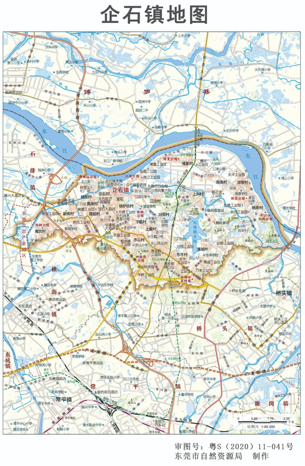 东莞地图
