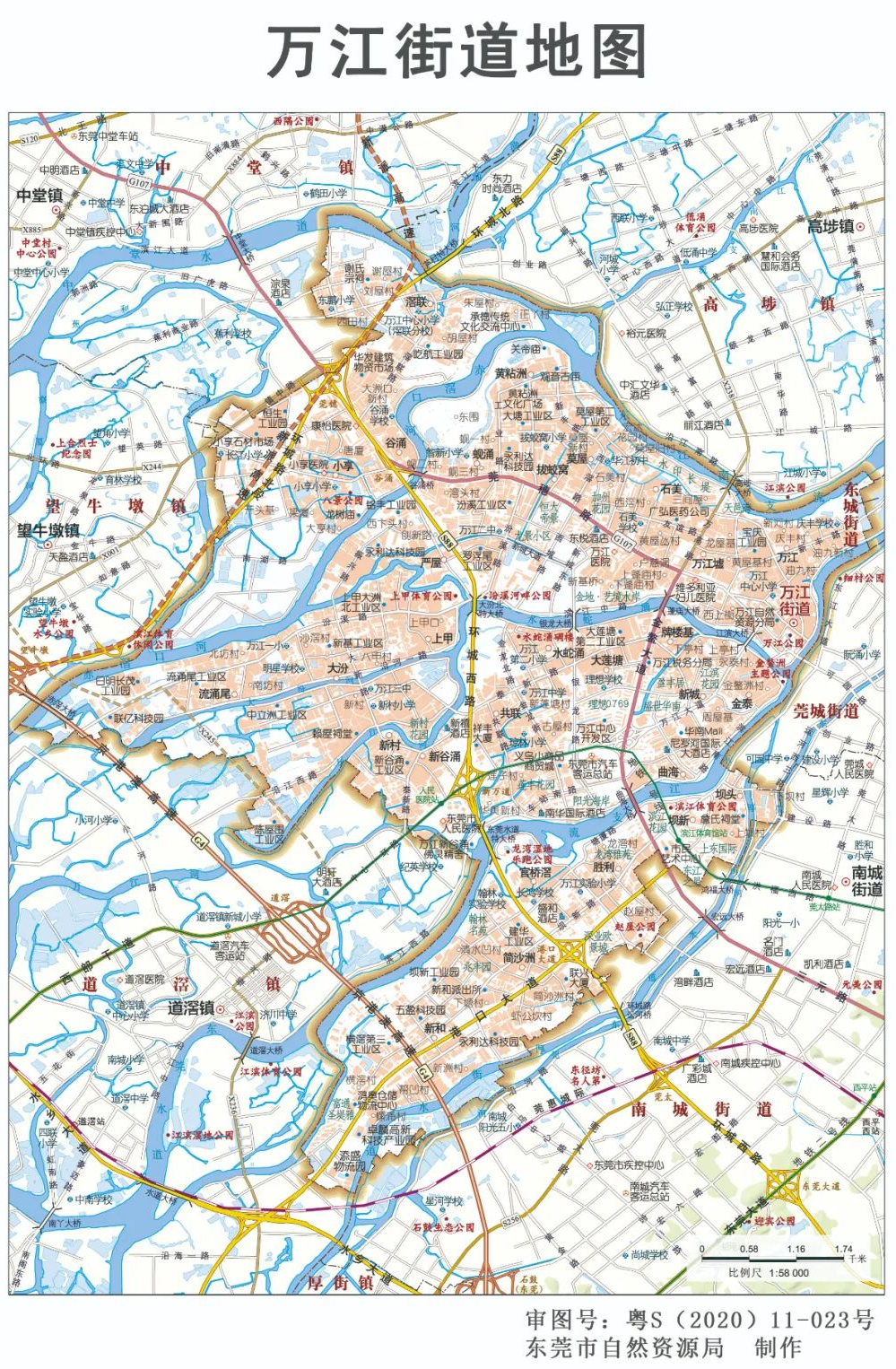 东莞地图