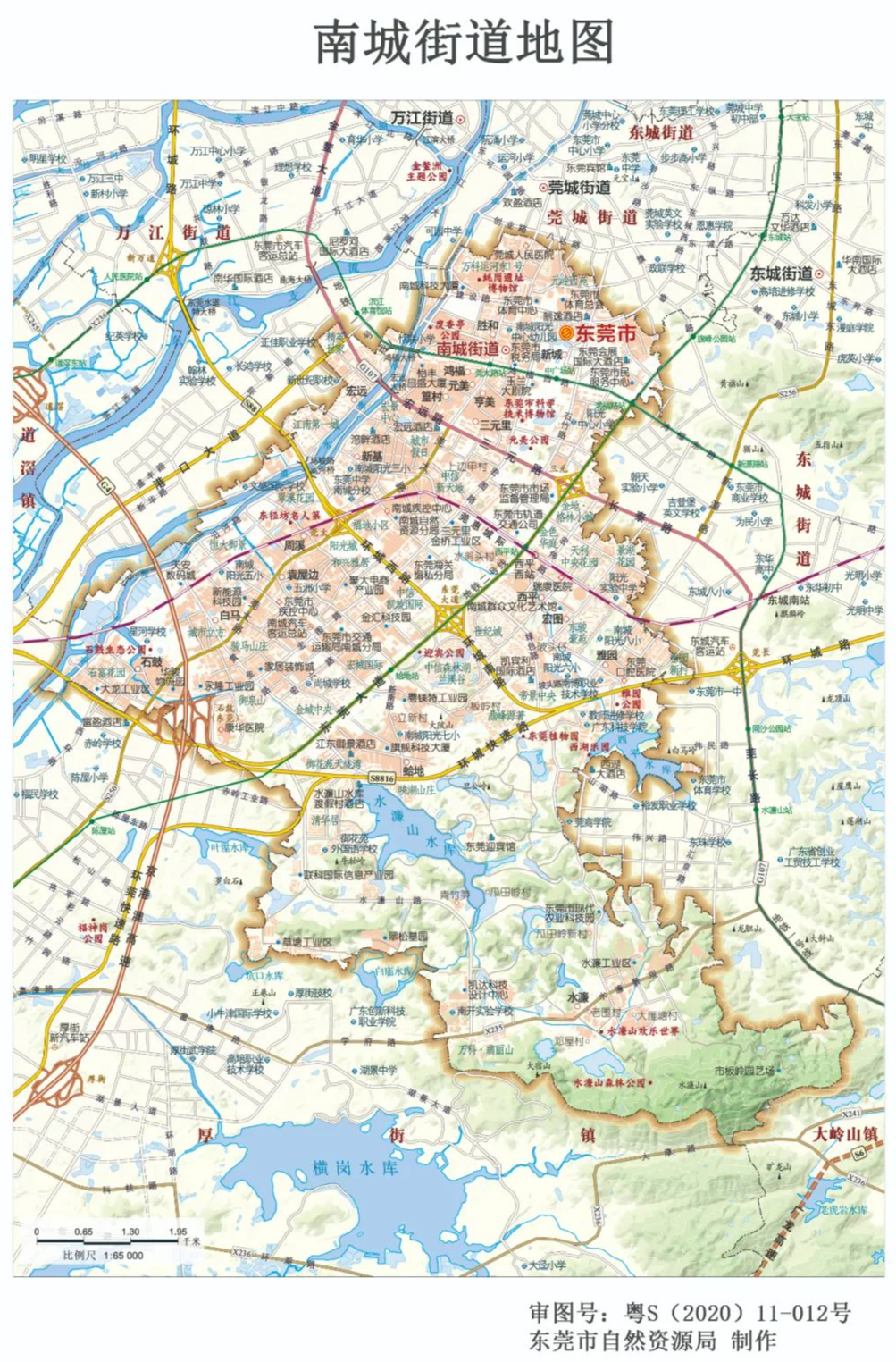 东莞地图