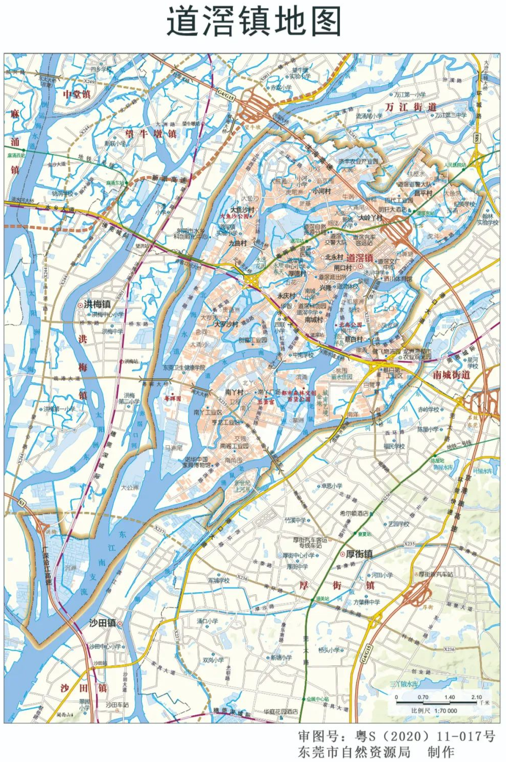 东莞地图