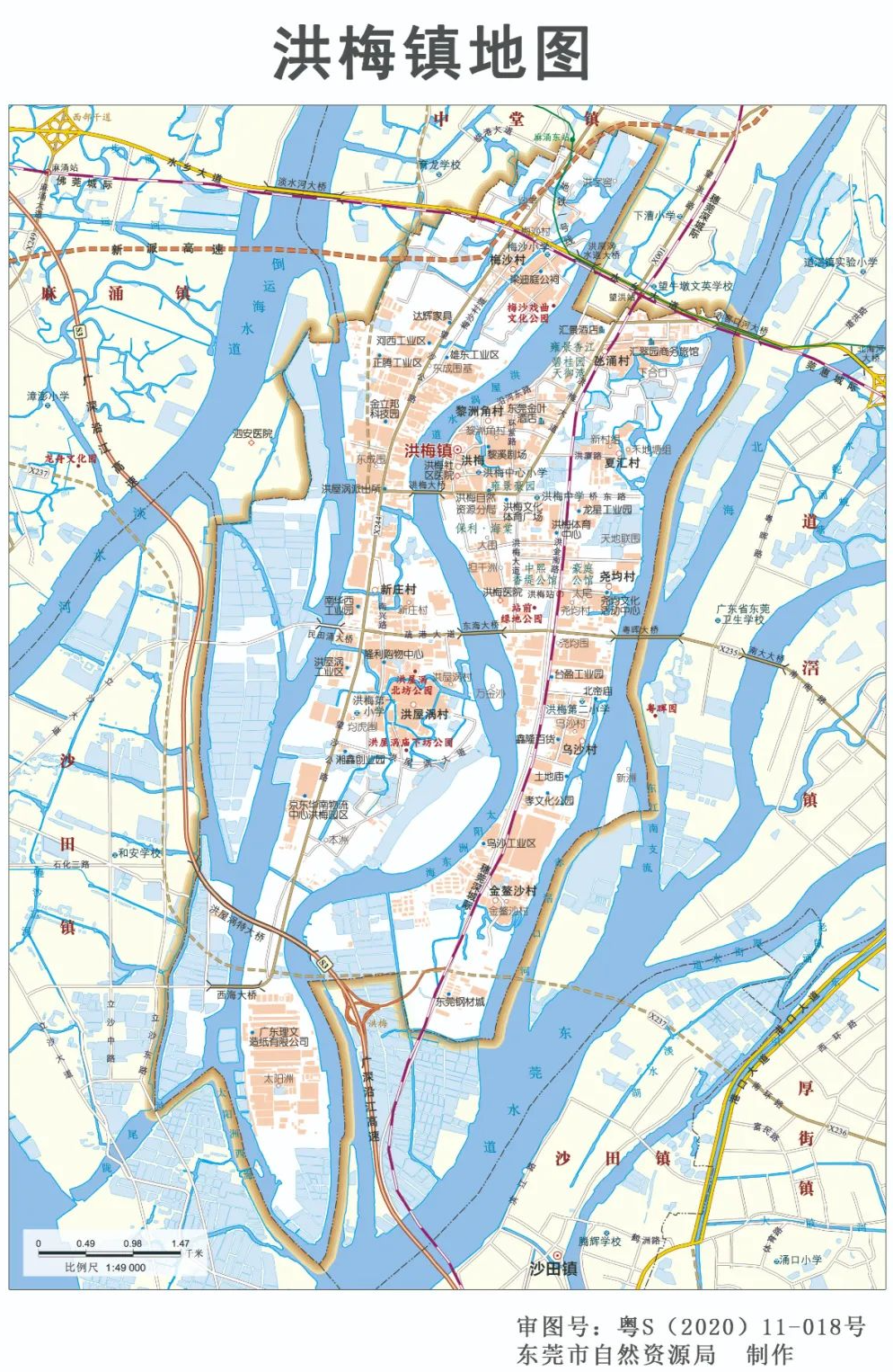 东莞地图