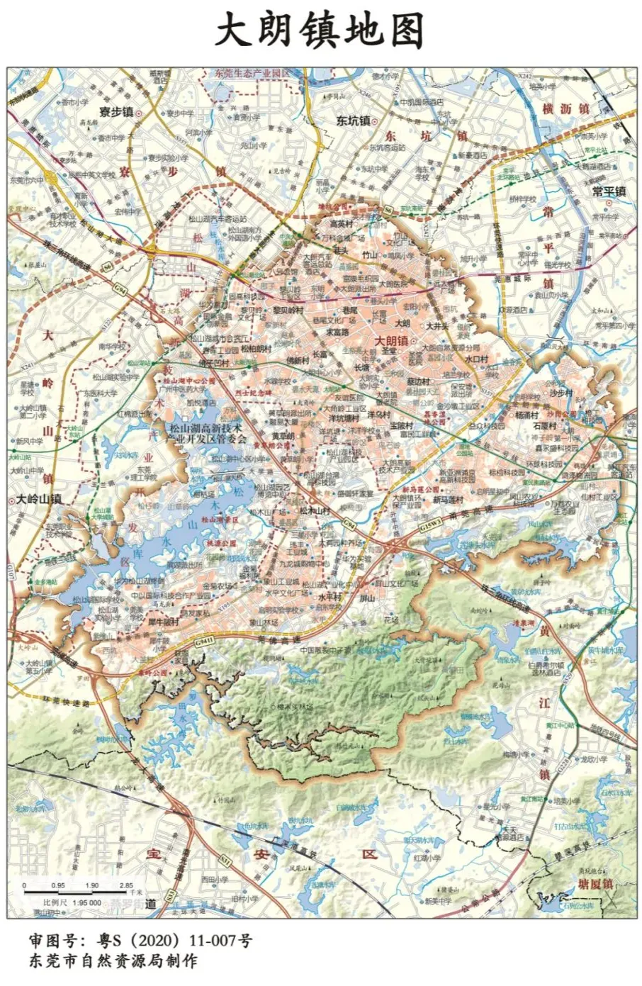 东莞地图