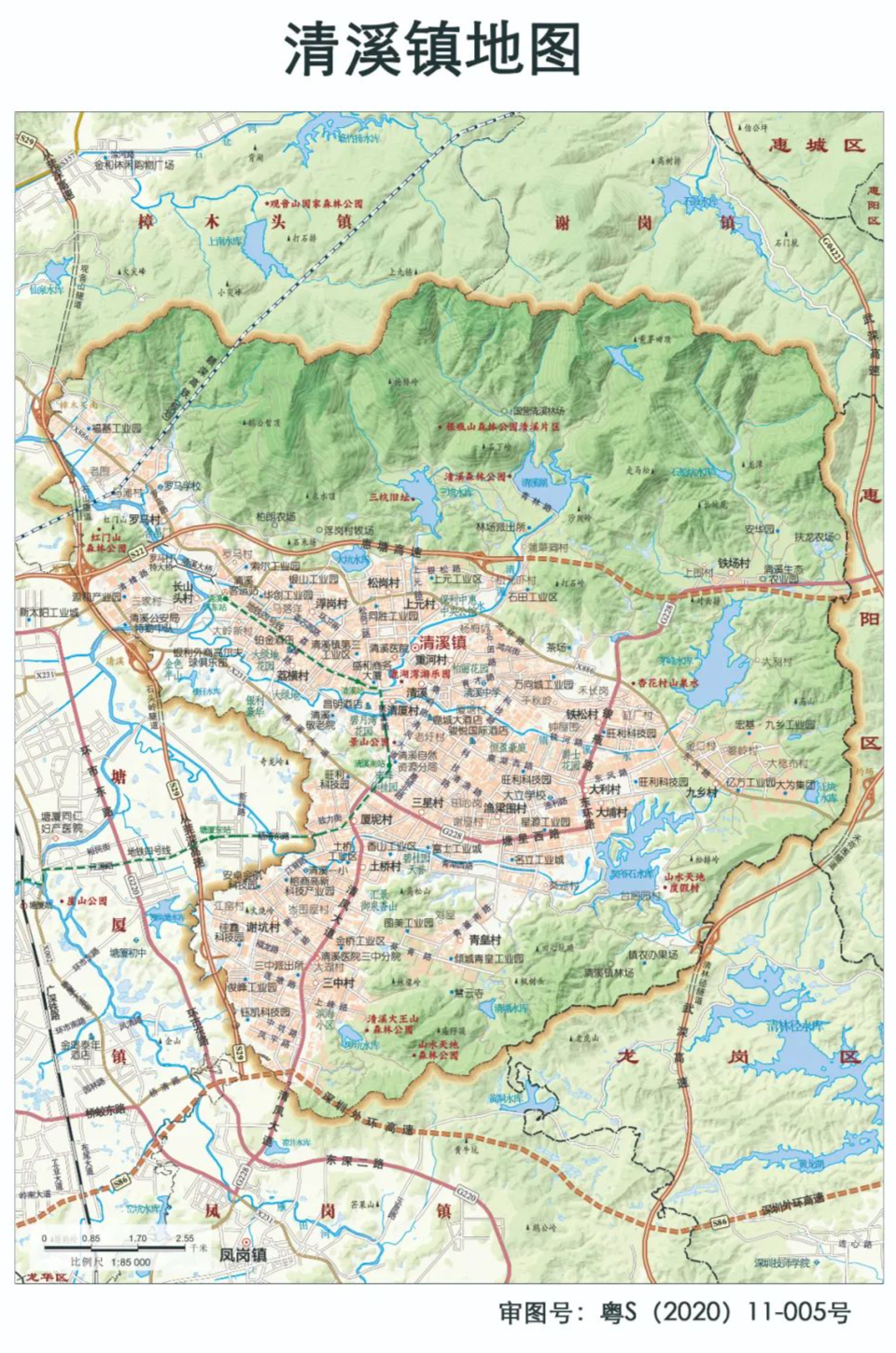 东莞地图
