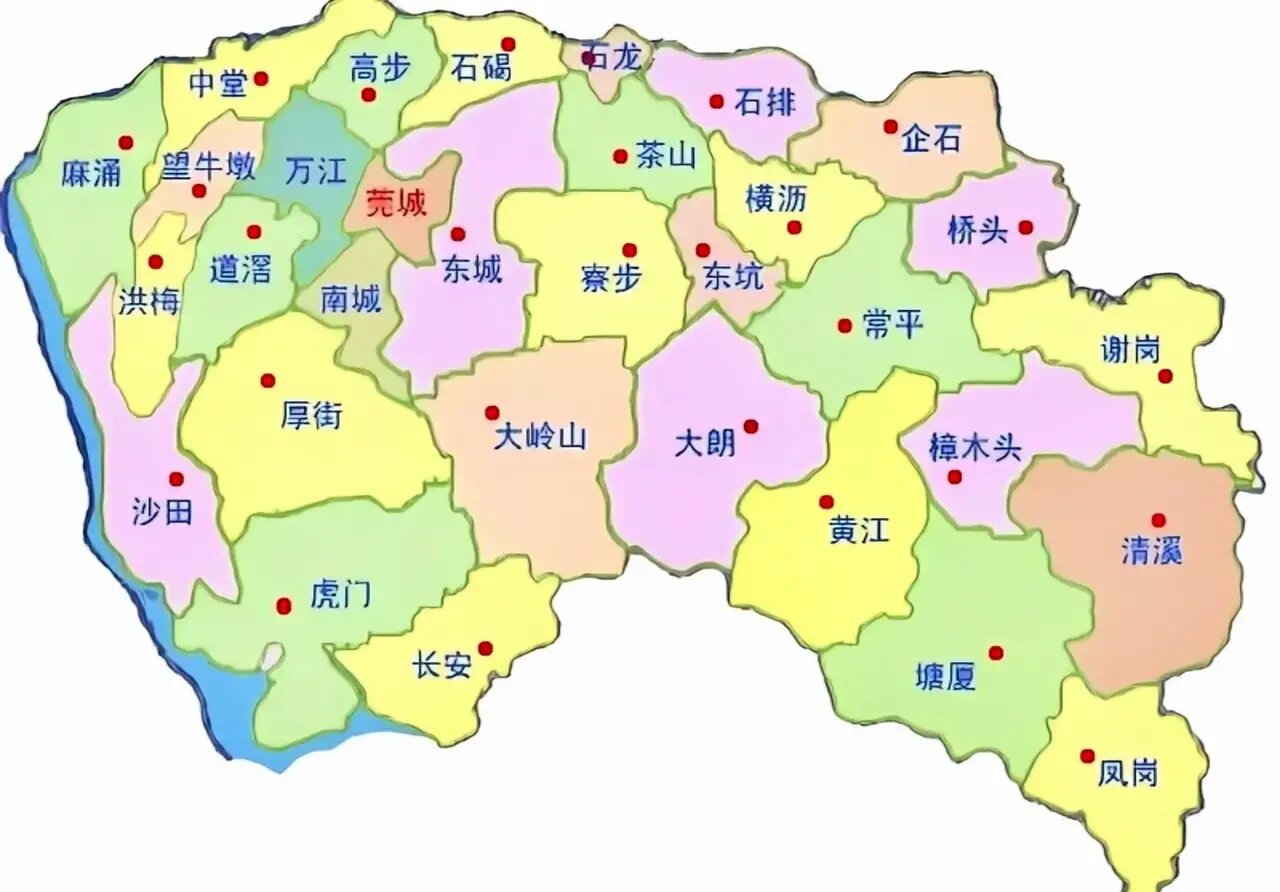 东莞地图