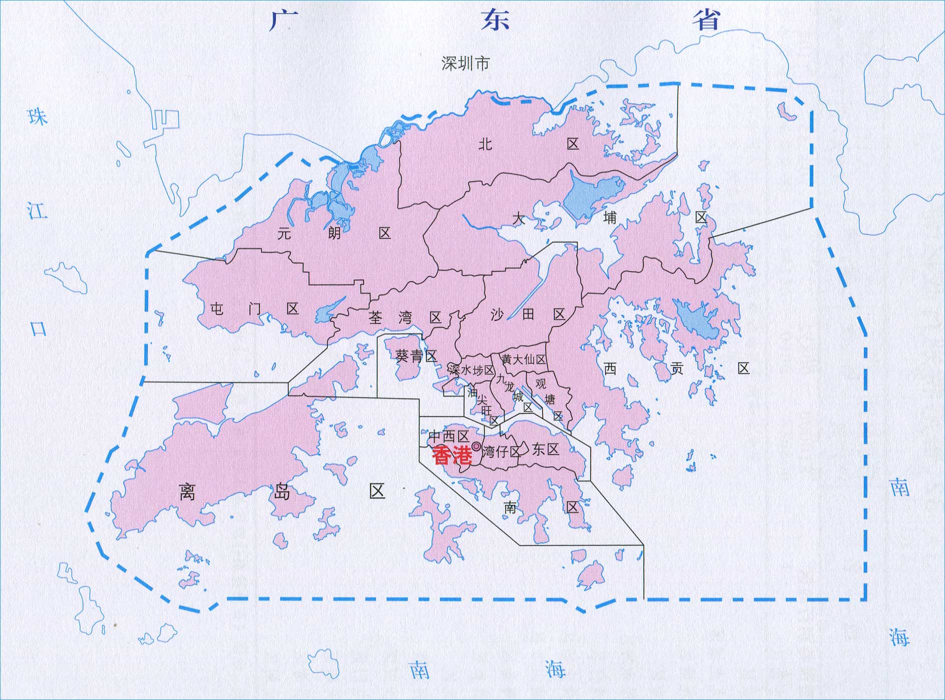 香港地图