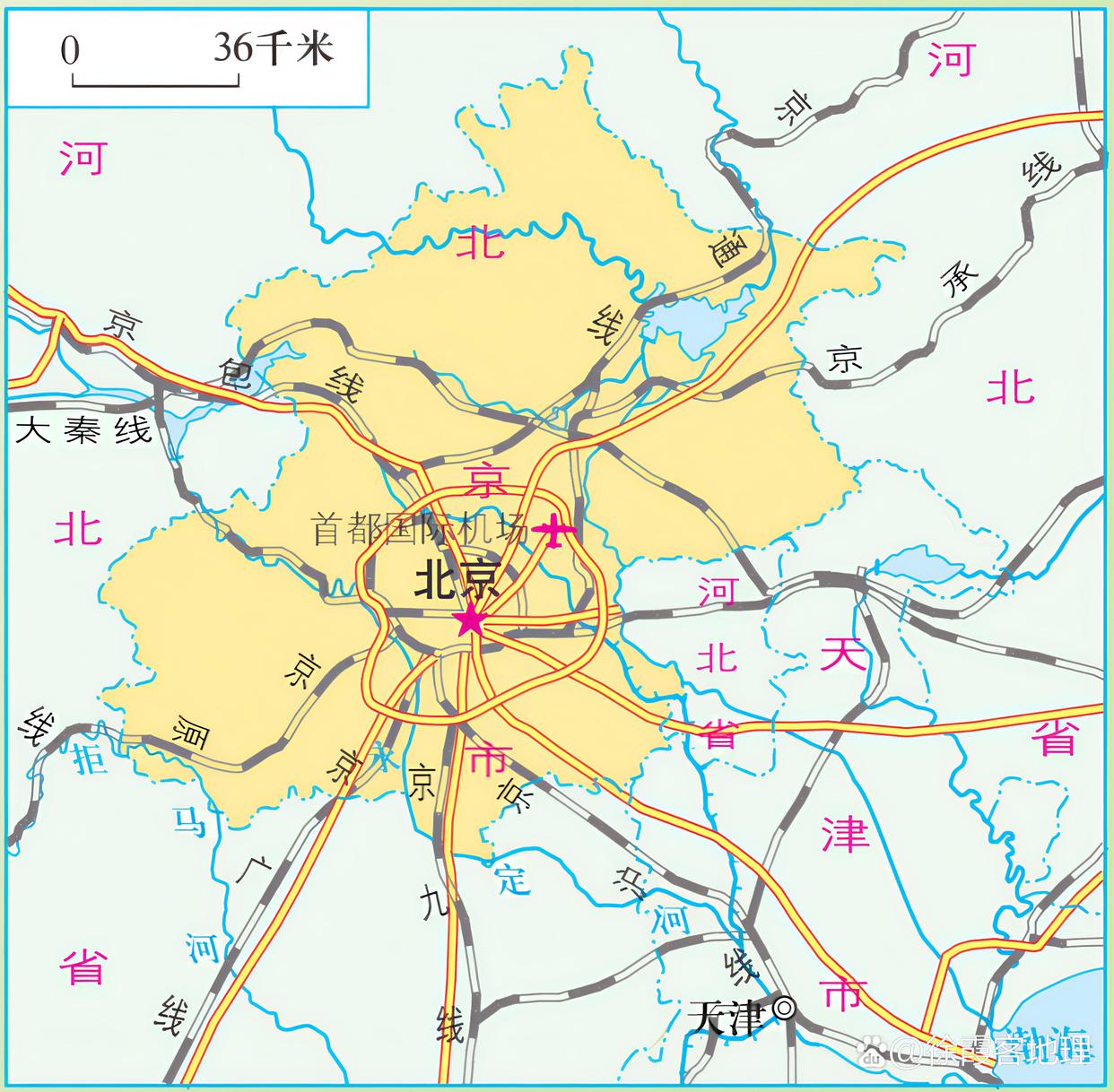 北京地图全图高清版
