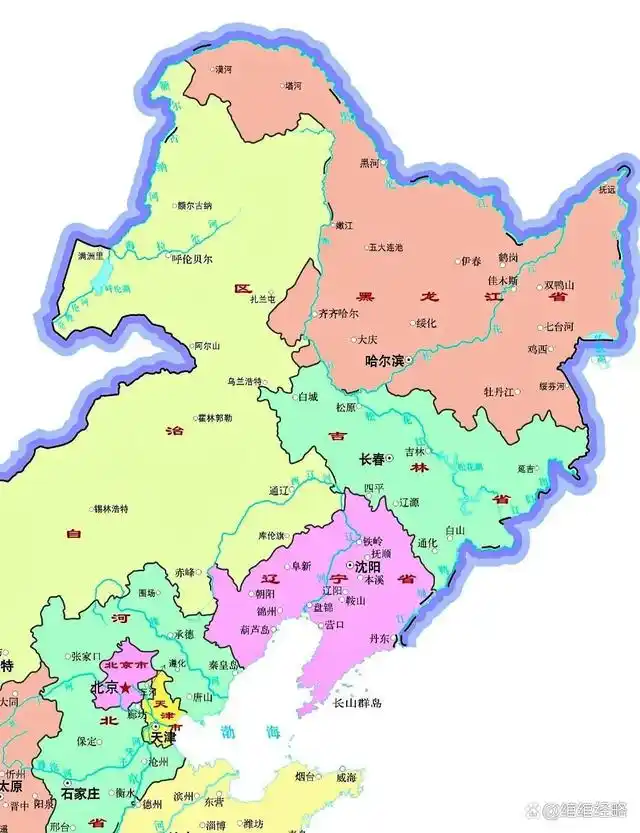 东三省地图