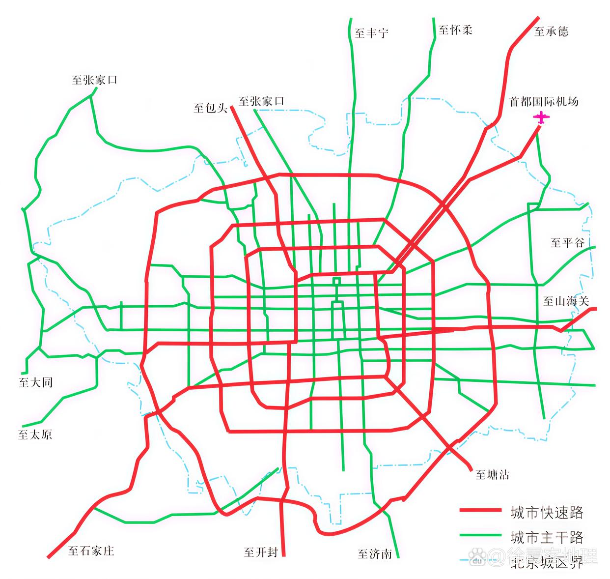 北京地图全图高清版