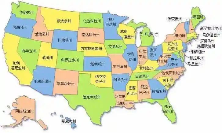 美国地图