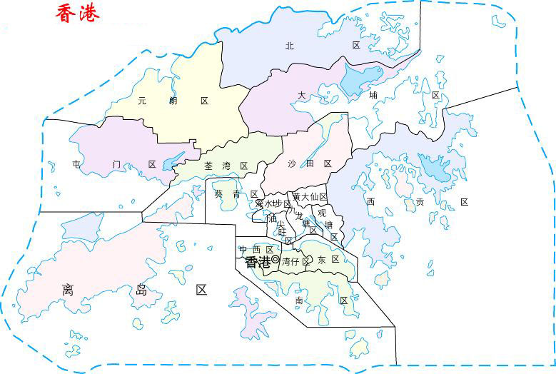 香港地图