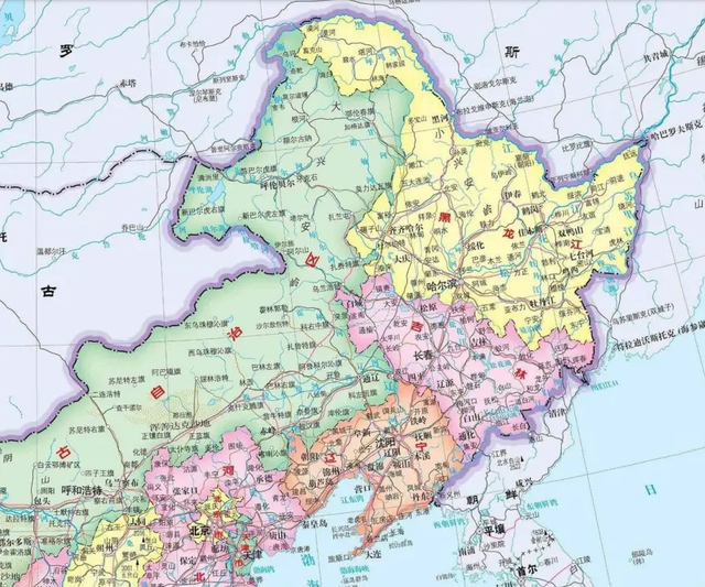 东三省地图