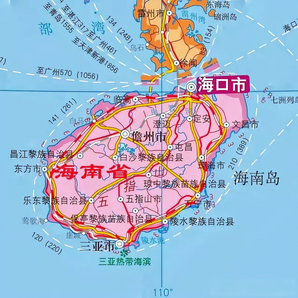 海南地图