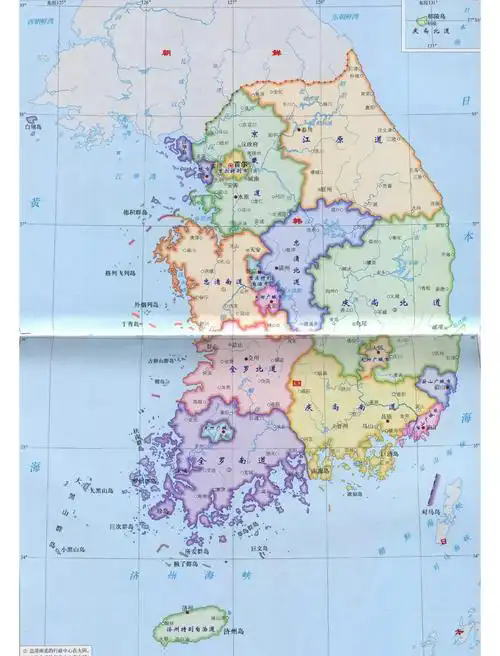 韩国地图