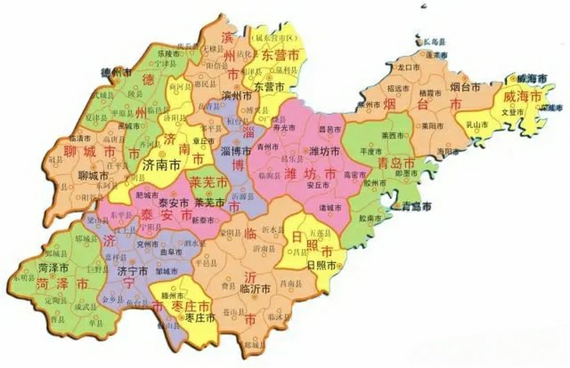 山东地图