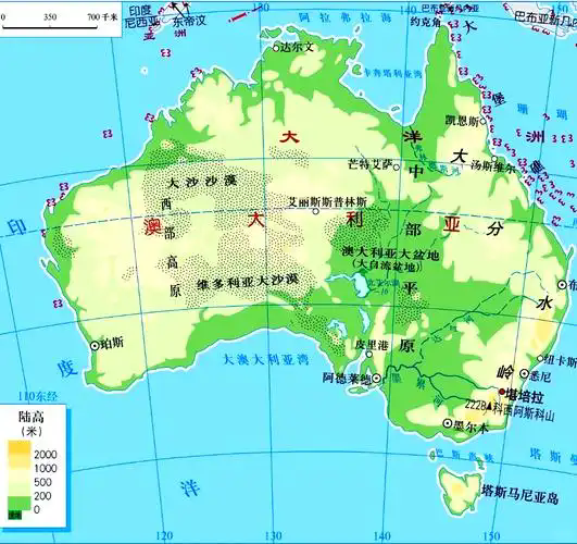 澳大利亚地图