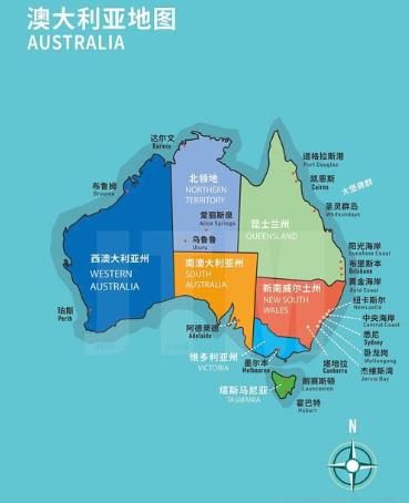 澳大利亚地图