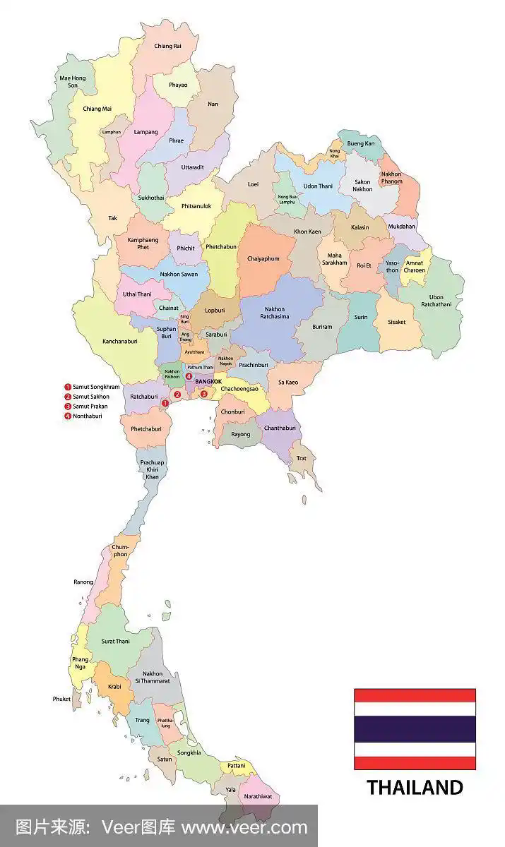 泰国地图