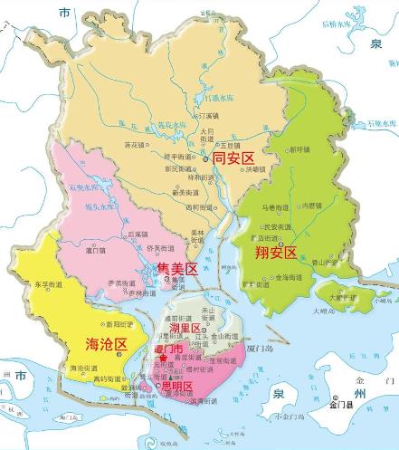 厦门地图